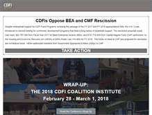 Tablet Screenshot of cdfi.org